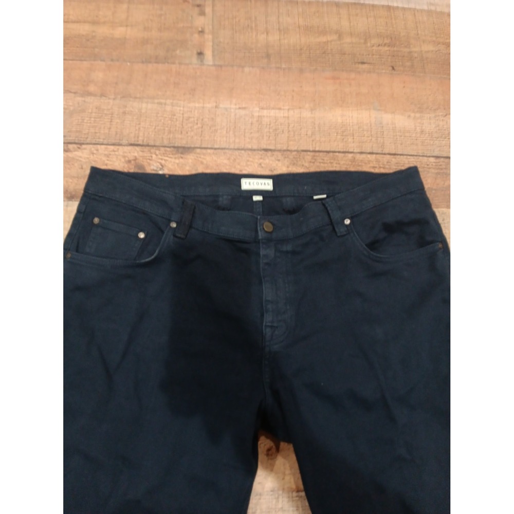 Men's Tecovas Navy Denim Pants Sz 40x32 Straight Leg 2963
